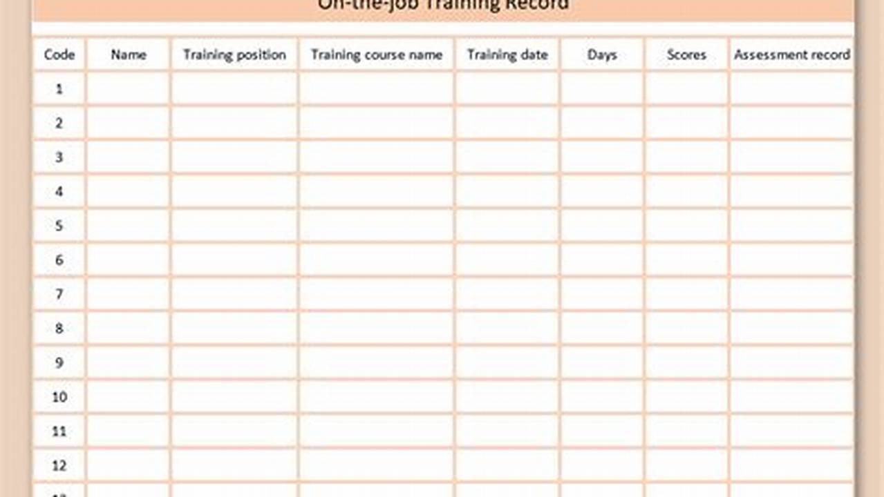 Unleash the Power of Training Records in Excel: Discoveries and Insights Await