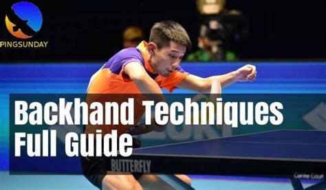 Training Backhand Table Tennis