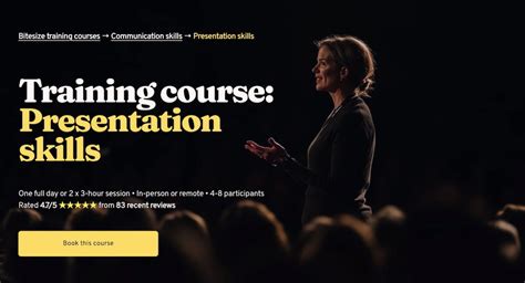 training course for presentation skills
