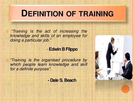 Training Definition With Example