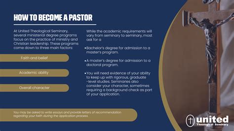 training required to be a pastor
