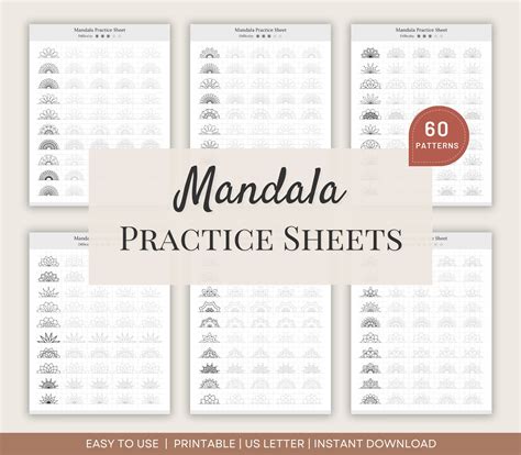 Training Sheets For Mandala