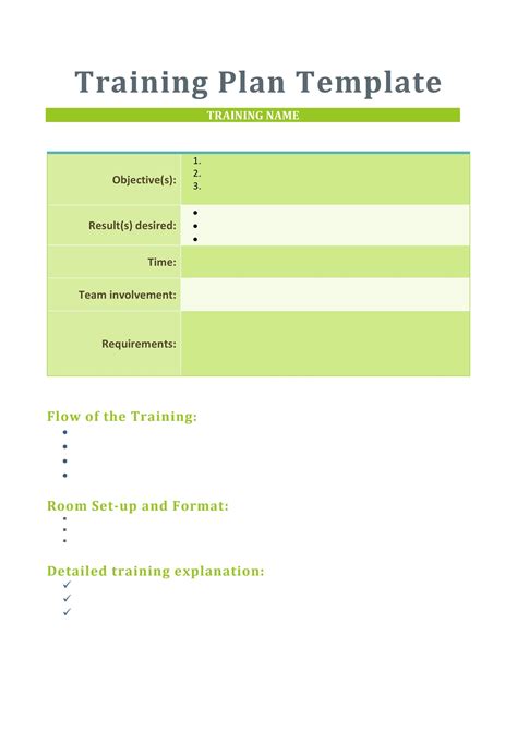 Training Style Guide Template
