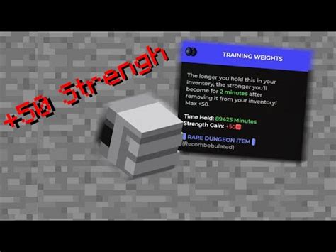 training weights hypixel skyblock