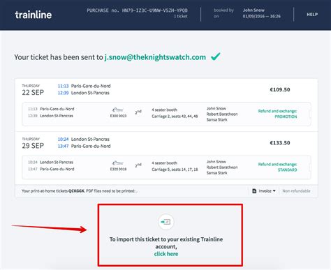 trainline login with email