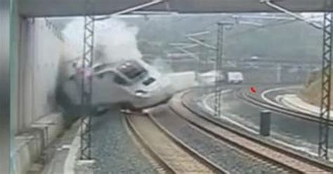 trains crashing into train