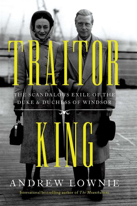 traitor king book by andrew lownie