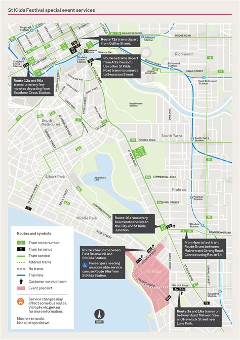 tram from st kilda to city