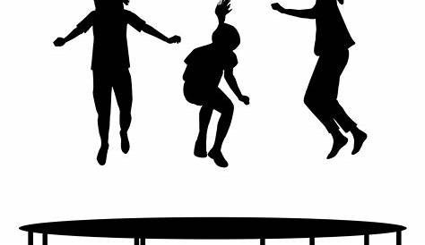 Trampoline Clipart Silhouette . Free Download Transparent .PNG Creazilla