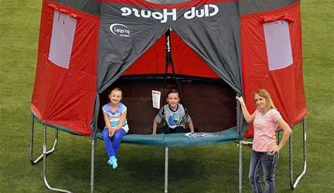 15 FT Waterproof Trampoline Tent Clubhouse Cover Enclosure