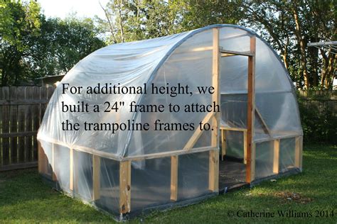 Trampoline Frame Greenhouse