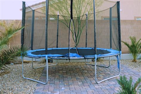 Trampoline Over Concrete