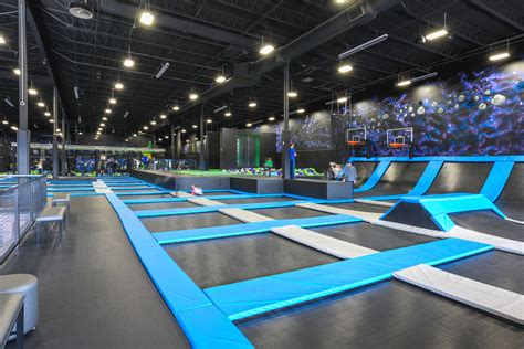trampoline park interior