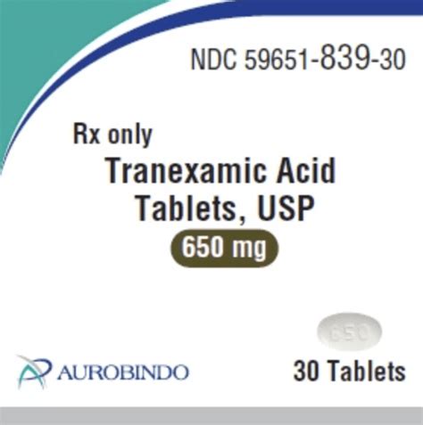 Unlock the Power of Tranexamic Acid 650 mg: Effective Solution for Heavy Bleeding and More