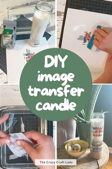 Transfer Image On Candle