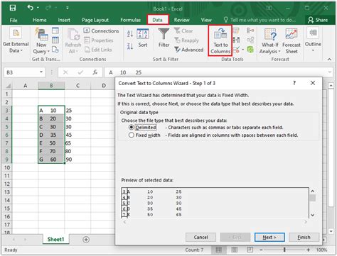 transfer notepad to excel
