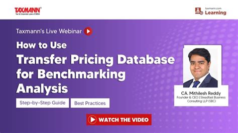 Transfer Pricing Benchmarking Databases