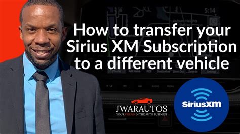 transfer sirius xm to new car