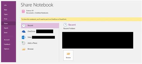 Transferring OneNote Notebook Files