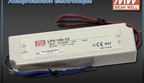 Transformateur Led 12v 100w Alimentation LED 12V 100W IP67 Double