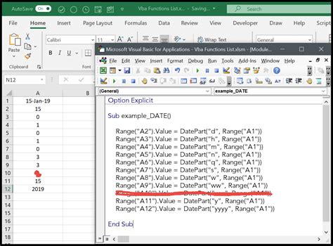 Transformer En Date Vba