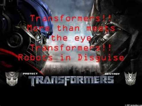 transformer theme song lyrics
