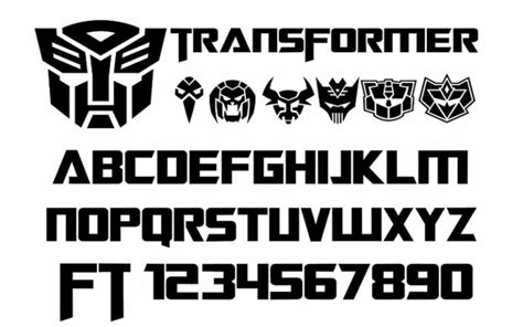 Transformers Autobots Fonts