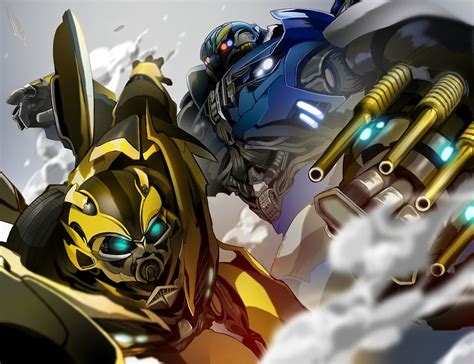 transformers bumblebee vs barricade