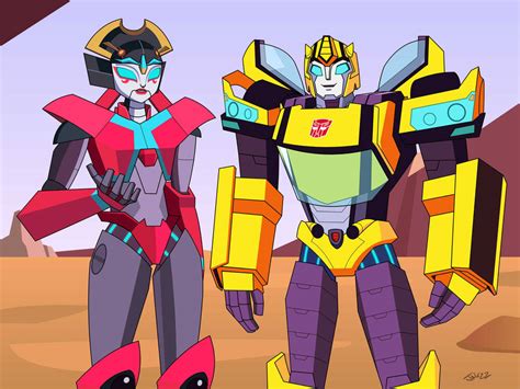 Transformers Cyberverse Bumblebee And Windblade