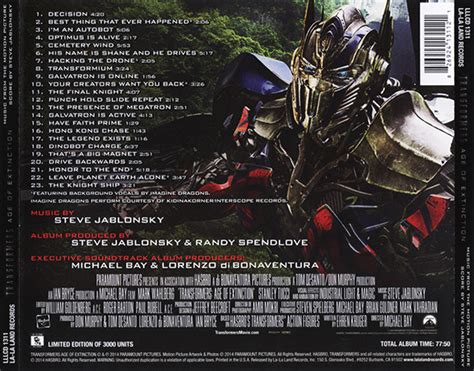 Transformers Extinction Soundtrack