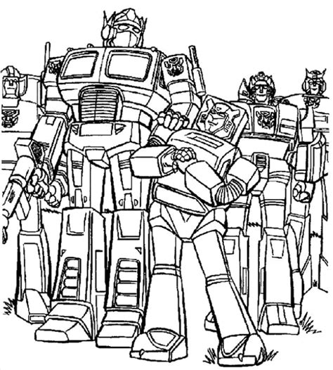 Transformers Printables Coloring Pages