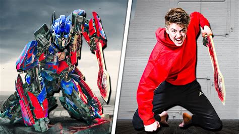 transformers stunts in real life