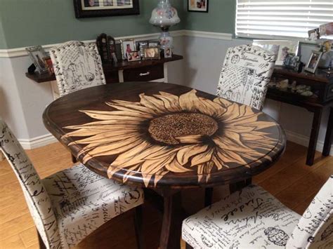 See How This Woman Transforms a Table By Stain Shading Decor Home Ideas
