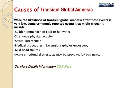 Uncovering the Mystery: What Causes Transient Global Amnesia?