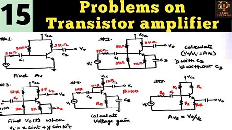 Transistor Amplifier Problems And Solutions