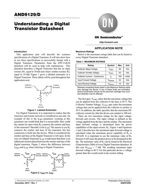 Transistor Application Note