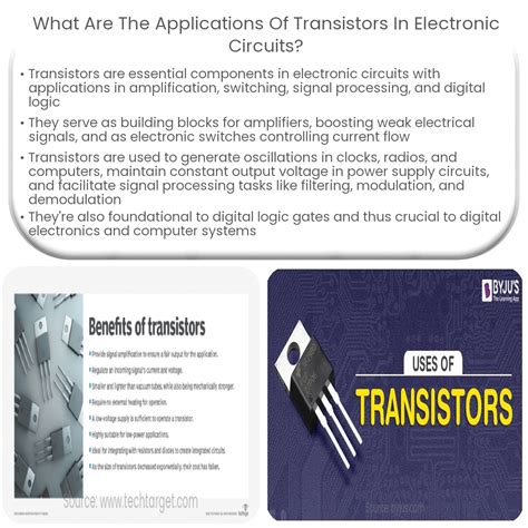 Transistor Applications In Electronics