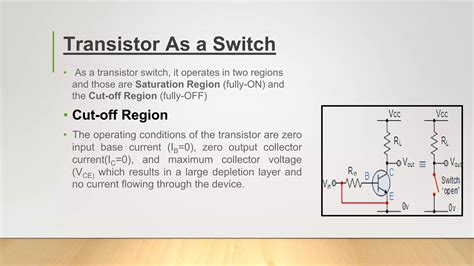 Transistor As A Switch For Physics