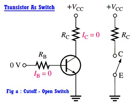 Transistor As A Switch Output
