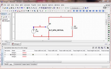 Transistor Diode In Multisim