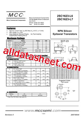 Transistor Smd L6 Datasheet
