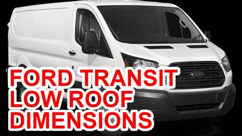 transit 250 low roof window dimensions