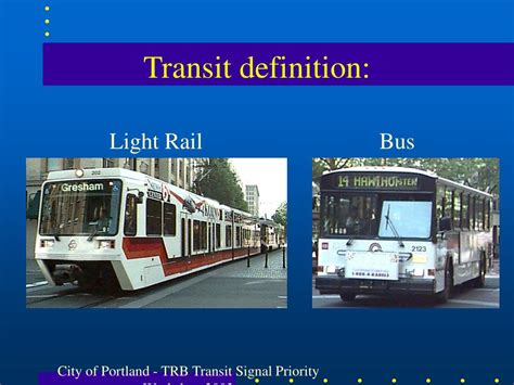 Transit Bus Definition