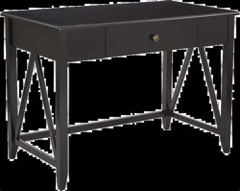 Transitional Black Office Desk