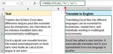 Translate Excel Document