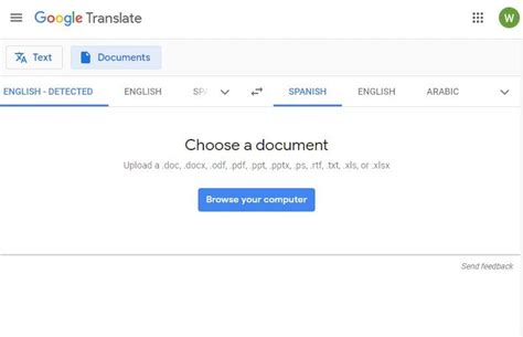 translate english to spanish pdf documents