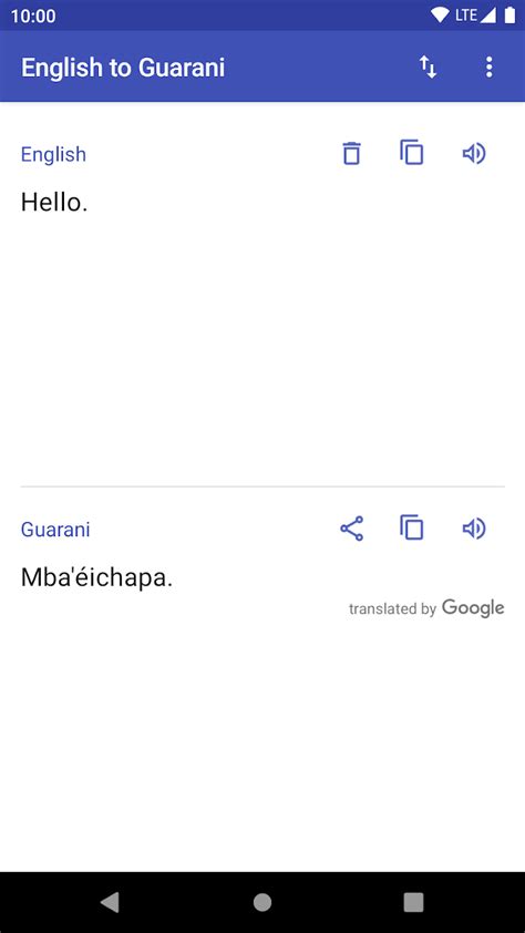 translate guarani to english