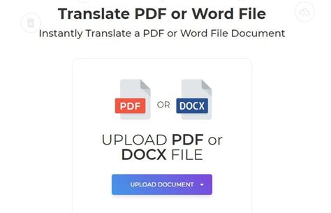 translate pdf document from german to english