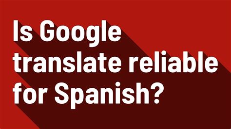 translate reliable to spanish