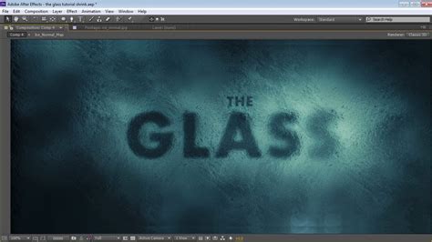 translucent glass tutorial after effects